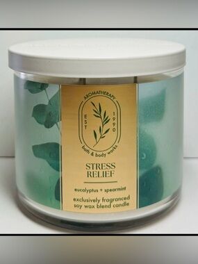 Bath and Body Works Stress Relief Three Wick Candle
